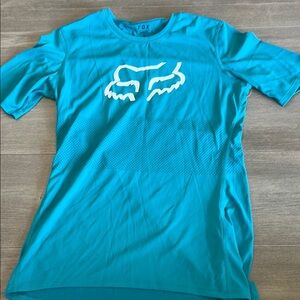 Fox Blue Short Sleeve Tee Iconic Design